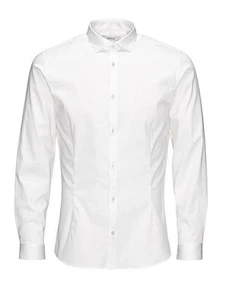 Jack & Jones Parma Shirt - Camicia Super Slim Bianco - Taglia XL Abbigliamento - Foto 1 di 2