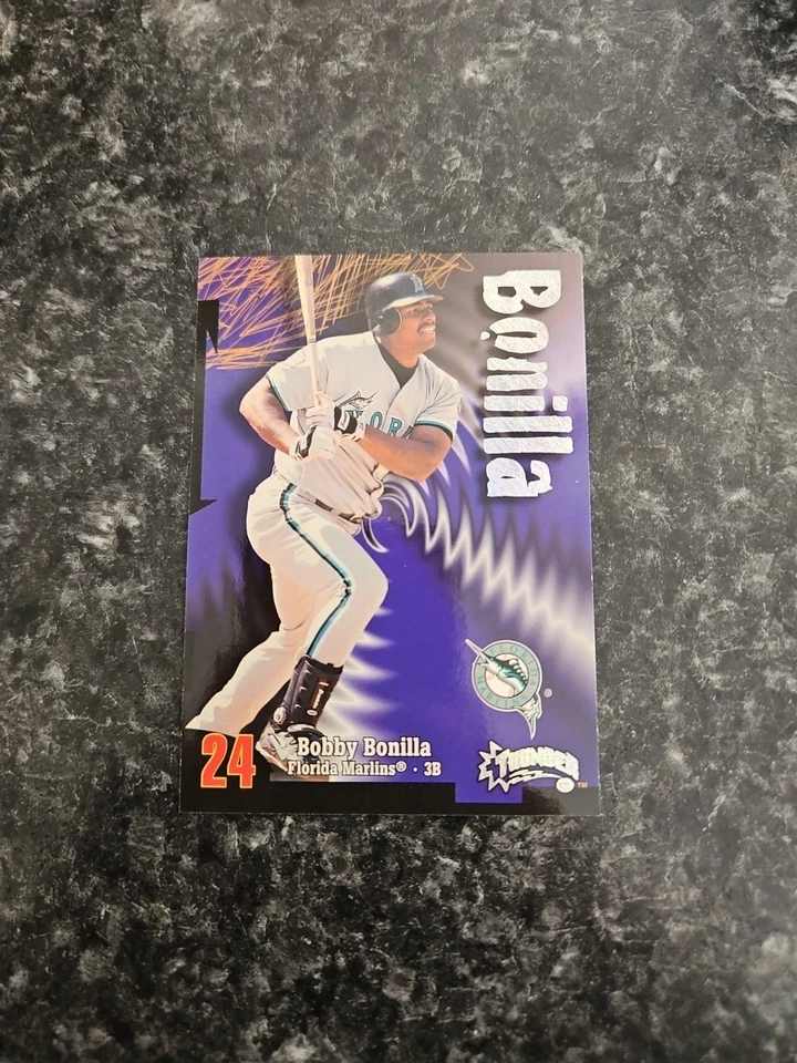 1998 Skybox Circa Thunder Rave Bobby Bonilla # 86/150 Florida Marlins - Image 1 of 2