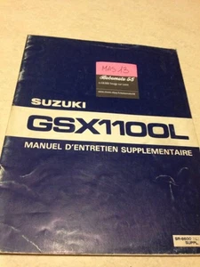Suzuki GSX1100L 1980 GSX 1100 L Suplemento Revue Moto Técnica Manual De Taller - Imagen 1 de 12