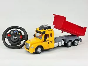Remote Control Dump Tipper Truck Top Race Electric RC Toy JCB Lorry Model Gift - Picture 1 of 12