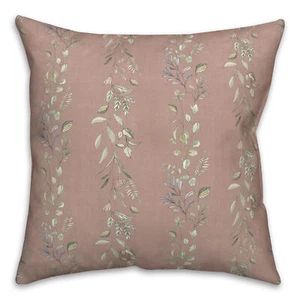 Creative Products Vines On Maroon 18 x 18 Spun Poly Pillow - Picture 1 of 3