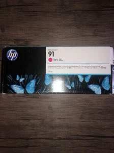 HP 91 Magenta DesignJet Pigment Ink Cartridge - 775 ml (C9468A) - Photo 1/7