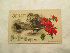 Postcard John Winsch 1912 Jan 1st ANew Year Greetings #2 - Picture 1 of 2