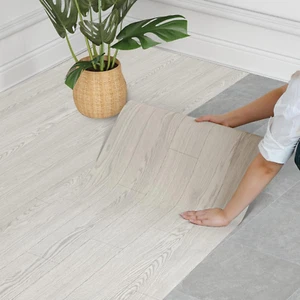 Self Adhesive Vinyl Flooring Roll 23.6"X 196"/32 Sq.Ft Wood Grain Peel Stick Flo - Picture 1 of 7