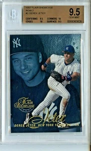 Flair Showcase Row 1997 2 #2 Derek Jeter BGS 9,5 quad con 2 10 submarinos Yankees - Imagen 1 de 2