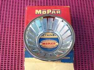 1957 1958 Firedome Fireflite Adventurer NOS MoPar HORN RING ORNAMENT RETAINER - Picture 1 of 4