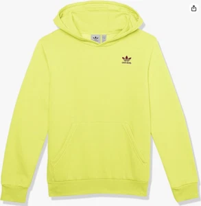adidas Originals Kids' Size XS - Adicolor Hoodie, Pulse Yellow/Maroon - Picture 1 of 5