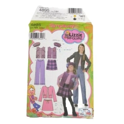Simplicity 4895 Girls Jacket Pants Skirt Sewing Pattern Sz 3 6 Uncut McGuire - Image 1 of 4