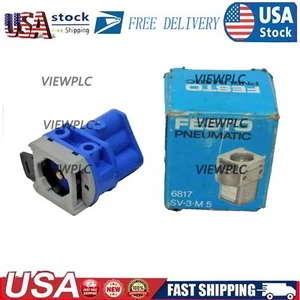 New SV-3-M5 Festo 6817 Fast Shipping Front Panel Valve - Bild 1 von 11