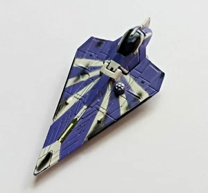 Star Wars Titanium Series Die Cast Plo Koon's Purple Delta-7 Jedi Starfighter. - Bild 1 von 6