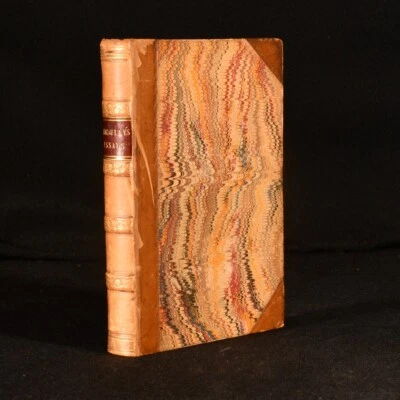1851 3vol in 1 Macaulay's Essays Thomas Babington Macaulay - Image 1 of 4