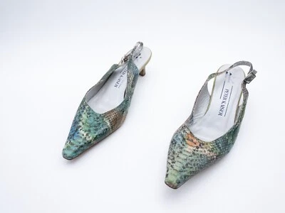 PETER KAISER Mujer Tacones Zapato Bajo Talón Abierto Multicolor Talla 40 Eu Tipo - Imagen 1 de 4