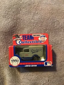1991 DODGERS MLB-91 19 TEAM COLLECTIBLE CAR Matchbox Limited EdItion 1:64 - Picture 1 of 2