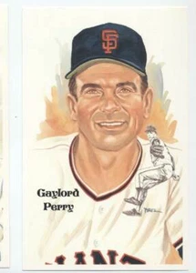 UNSIGNED GAYLORD PERRY PEREZ STEELE POST CARD - Picture 1 of 1