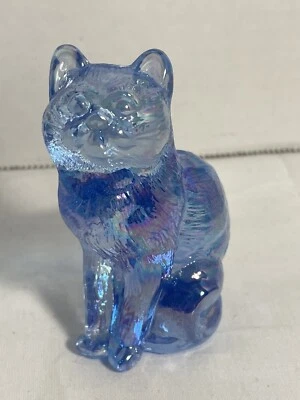Kimberlite Glossy Irradized Mosser Sitting Cat