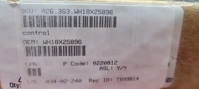 WP10190961 WASHER CONTROL BOARD NOS - Image 1 of 4