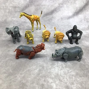 Lot of  8 Assorted Toy Animals 1.5" to 4" Tall - Picture 1 of 17