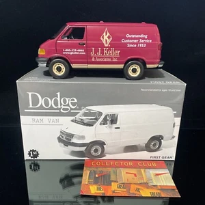 2004 First Gear Dodge Ram Van J.J Keller & Associates 49-0044 1/25 Scale - Picture 1 of 15