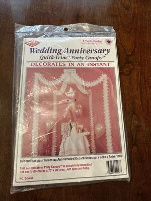 Felicitaciones Canopy Novia Baby Shower Boda Cumpleaños Fiesta Nuevo Precintado Foto 1 de 4