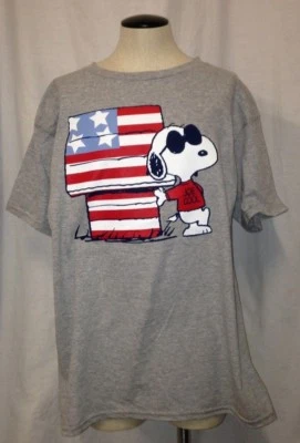 Peanuts Boys Snoopy Joe Cool Graphic Print T-Shirt Gray Sizes Sm or Med - Image 1 of 2