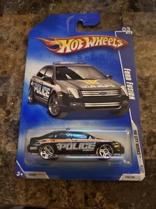 2009 Hot Wheels #109 HW City Works 3/10 FORD FUSION Police Blue Variant - Picture 1 of 1
