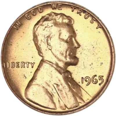 1965 Lincoln Memorial Cent Uncirculated US Mint - Image 1 of 2