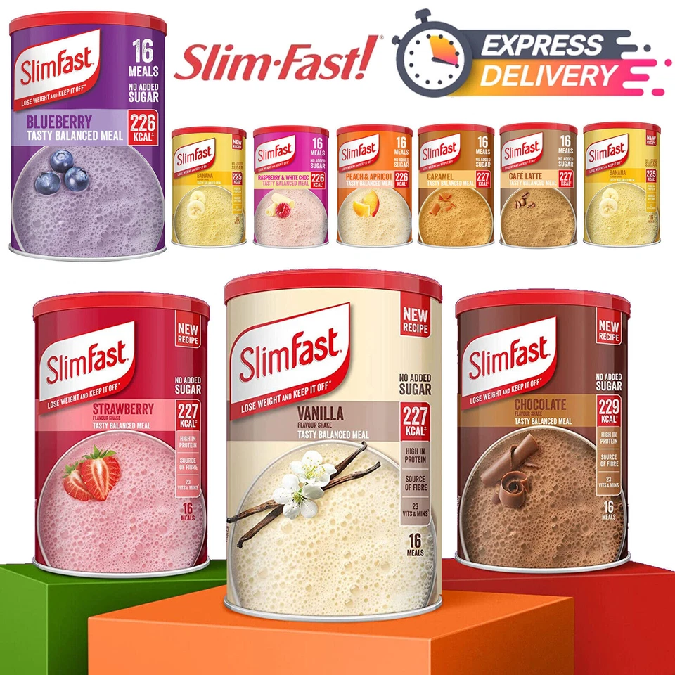 Slim Fast Shake Powder Weight Loss, Diet Drink Sporting Protein Meal Replacement - Image 1 of 1
