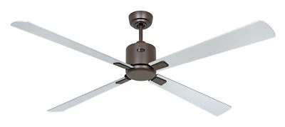 Risparmio Ventola Soffitto Ventilatore Bronzo Eco Neo III Wengè Grigio Argento - Immagine 1 di 4