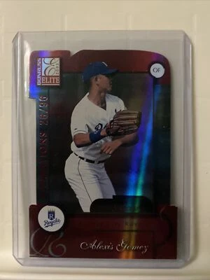 2001 Donruss Elite Aspirations Die-Cut #166 Alexis Gomez RC #26/96 - Image 1 of 2