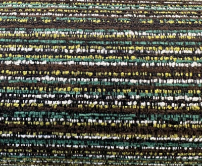 Hollywood Stripe Jamaica Green Valdese Chenille Upholstery Fabric By The Yard - Image 1 of 4
