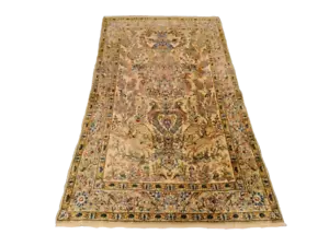 Perserteppich Orientteppich Handgeknüpfter Teppich Keshan Kork 171x102cm - Bild 1 von 21