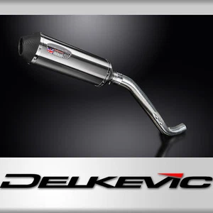 Triumph Tiger 1050 2006-2012 Slip On 13.5" X-Oval Stainless Exhaust Muffler Kit - Picture 1 of 5