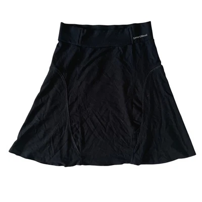 Falda Smartwool Negra Ferndale Pull-On Lana Merino Mediana Mujer Elastizada Columpio Foto 1 de 4