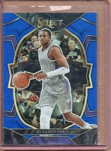 2022-23 Panini Select De'Aaron Fox Blue Prizm #13 (NM/MT) - Bild 1 von 2