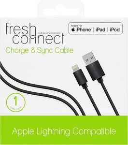 Lightning Charge & Sync 1m Cable MFi-Certified Ex-Display - Picture 1 of 6