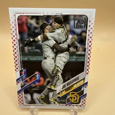 2021 Topps Update Season Highlight Independence Day /76 Joe Musgrove #US35 - Image 1 of 4
