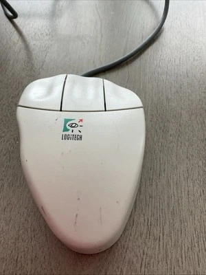 Logitech Mouseman Serial-MousePort M-CQ38 Mechanical Ball Mouse - Image 1 of 4