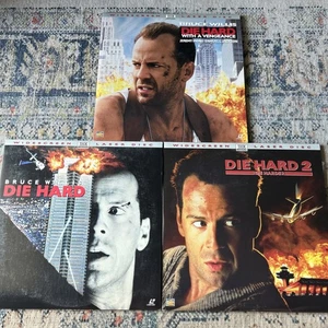 Die Hard 1, 2 And With A Vengeance (3) Laserdisc Lot Widescreen Bruce Willis - Picture 1 of 13
