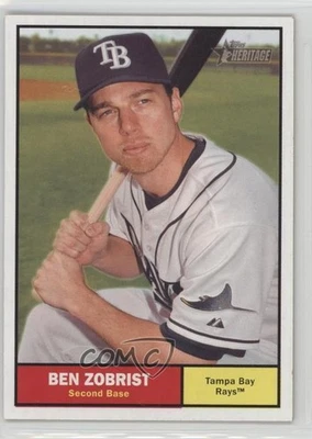 2010 Topps Heritage Ben Zobrist #355 - Image 1 of 2