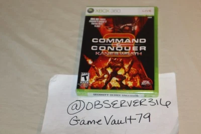 Command & Conquer 3: Kane's Wrath  (Xbox 360, 2008) NEW SEALED - Image 1 of 4