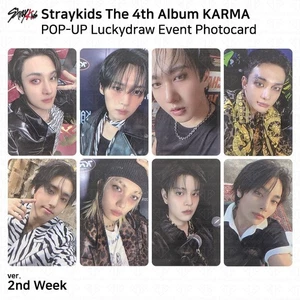 Stray Kids 4th Album Karma POP-UP STORE 2nd Week LuckyDraw Photocard SKZ - Picture 1 of 17