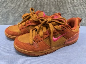 Pre-Owned - Nike Dunk Low Disrupt 2 Brown 2022 - Size 6 Very Good Condition - Picture 1 of 6