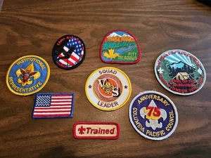Vintage Boy Scout Patches Lot Of 8 - Picture 1 of 1