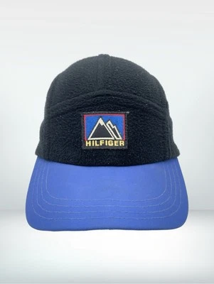 Sombrero de colección Tommy Hilfiger Expedition polar 5 paneles hecho en EE. UU. negro azul Foto 1 de 4