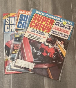 VTG ** 1983 SUPER CHEVY Magazine Bundle ** Lot of 3 - Picture 1 of 5