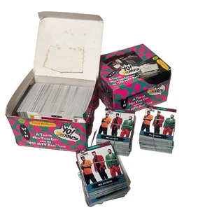 LOTE DE TARJETAS COLECCIONABLES VINTAGE 1991 PRO SET YO MTV RAPS MÚSICA JUEGOS COMPLETOS - Imagen 1 de 2