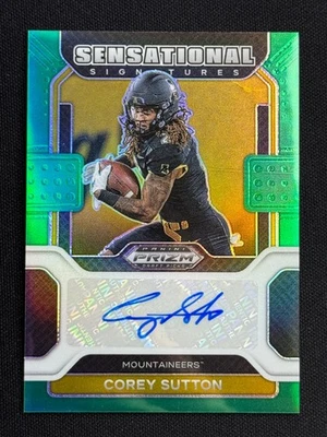 2022Panini Prizm Draft Picks Corey Sutton RC Auto #SS-CSU Detroit Lions  - Image 1 of 2