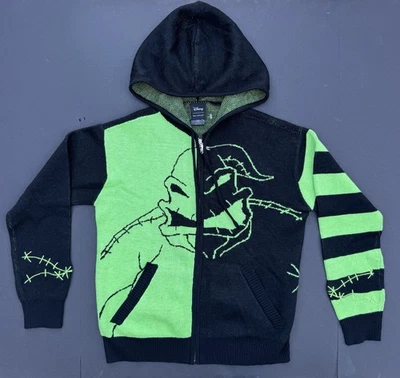 Толстовка с капюшоном вязаная для мальчиков The Nightmare Before Xmas Oogie Boogie & Oogie's размер SM - Изображение 1 из 4