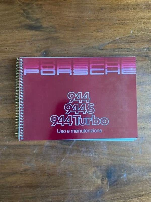 Uso e Manutenzione - Porsche 944 944S 944 Turbo - Immagine 1 di 4