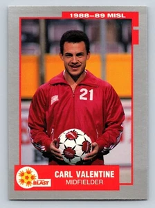 Carl Valentine 1988-89 Pacific MISL #65 Baltimore Blast - Picture 1 of 2